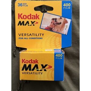 Kodak Max 400 Color 35mm Film 36 Exposures Expired Film